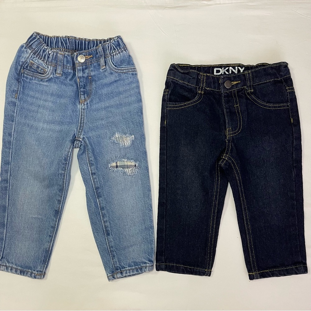 DKNY, Old Navy | Bundle of two pairs of toddler denim jeans